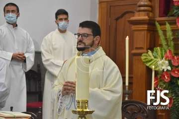  Telde rinde honores a la Virgen de Las Nieves con una solemne misa en Lomo Magullo/Francisco Javier Santana-TA.